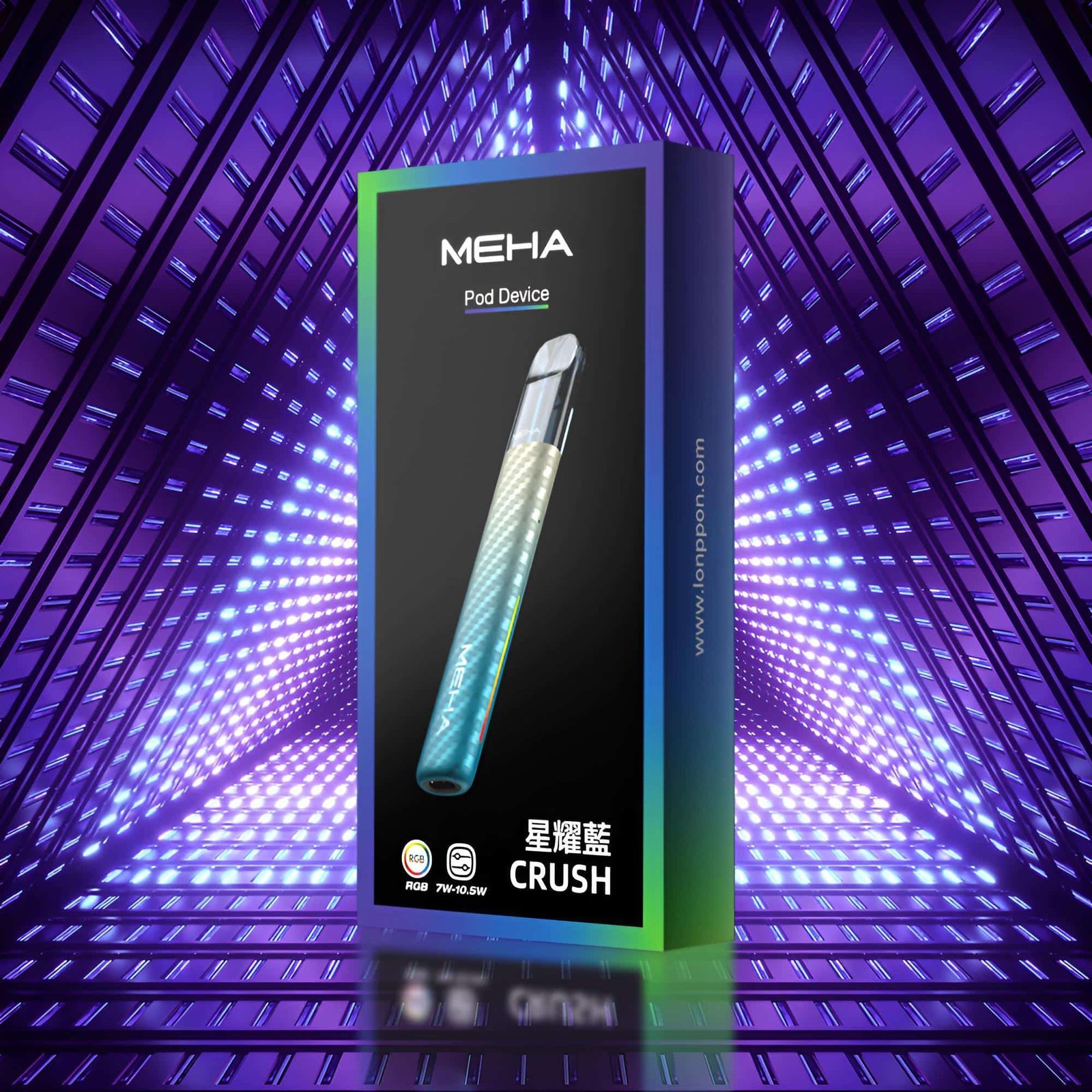 Meha Crush 五代主機|三檔功率調節・氛圍燈智能電子煙:圖片 4
